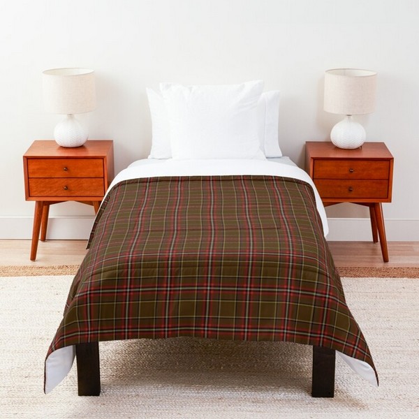 Inches tartan comforter