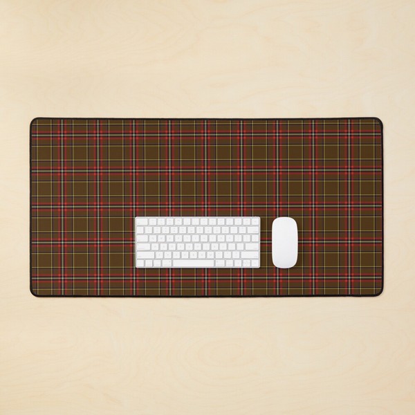 Inches tartan desk mat