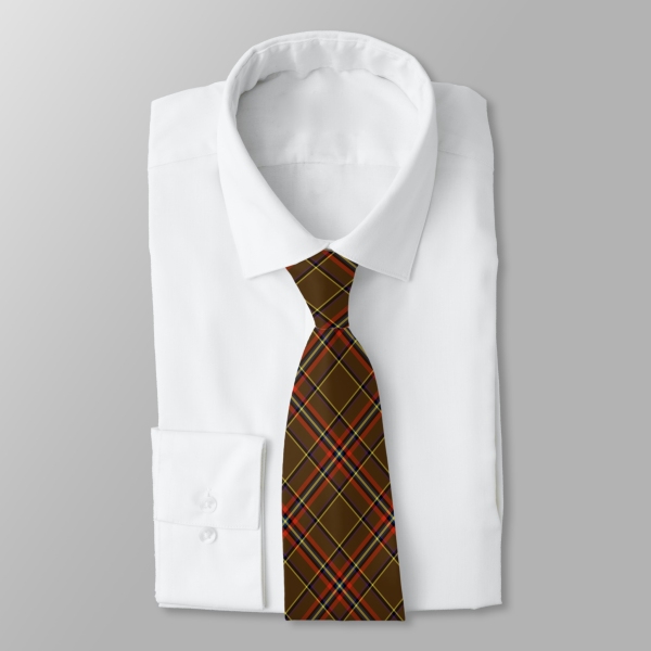 Inches tartan necktie