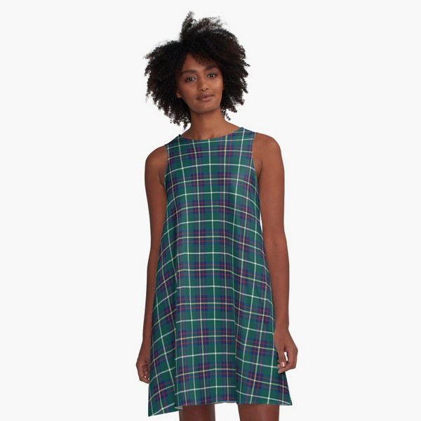 Inglis tartan a-line dress