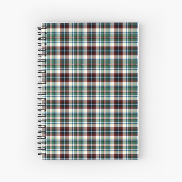 Innes Dress tartan spiral notebook