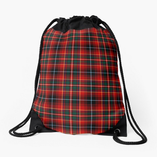 Innes tartan drawstring bag