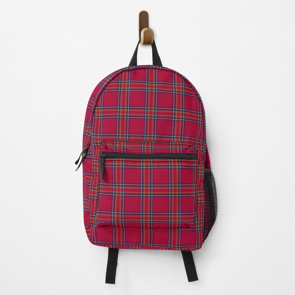 Inverness District tartan backpack
