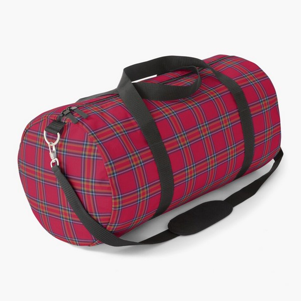 Inverness District tartan duffle bag