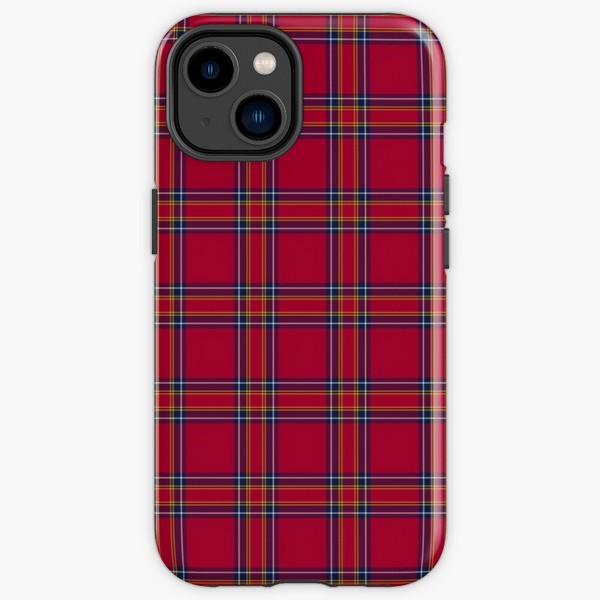 Inverness District tartan iPhone case