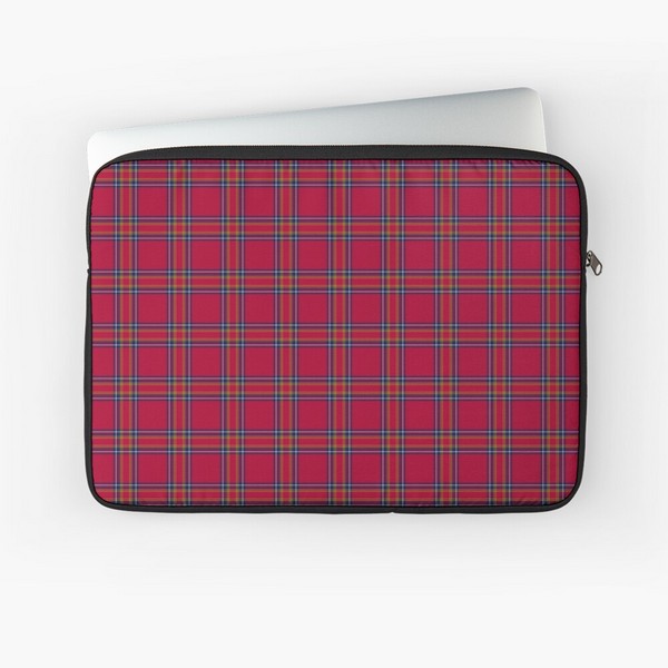 Inverness District tartan laptop sleeve