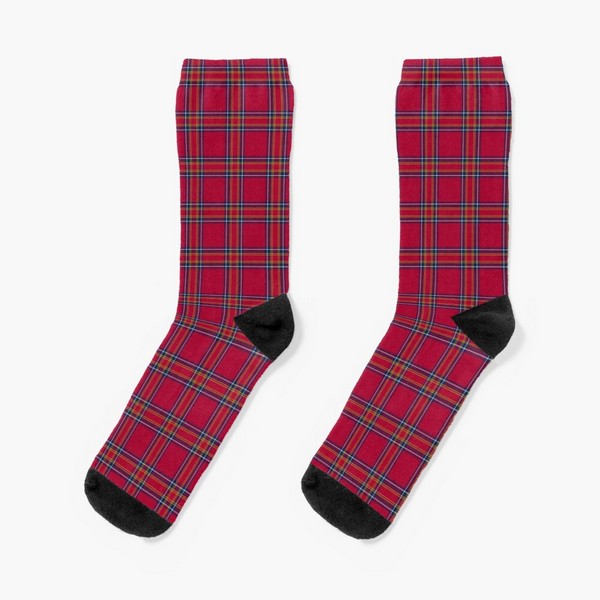 Inverness District tartan socks