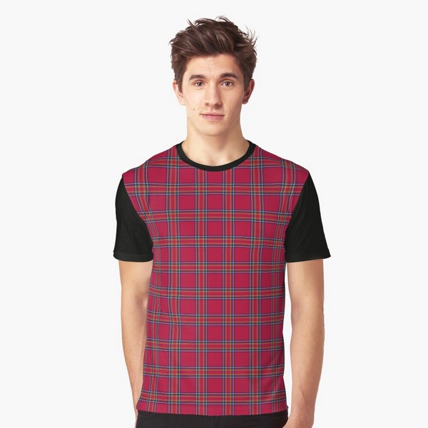 Inverness District tartan tee shirt