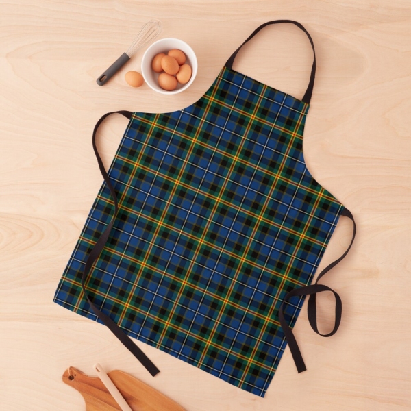 Iowa tartan apron