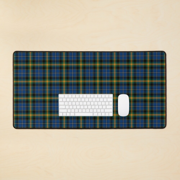 Iowa tartan desk mat