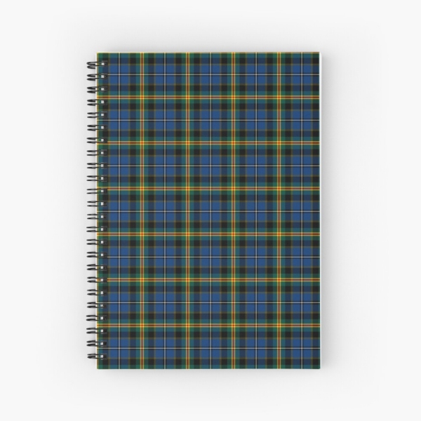 Iowa tartan spiral notebook