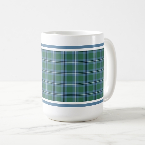 Irvine tartan coffee mug