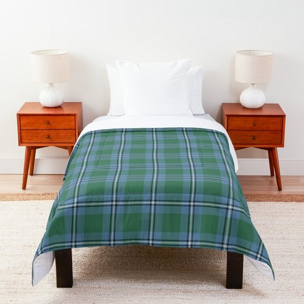 Irvine tartan comforter