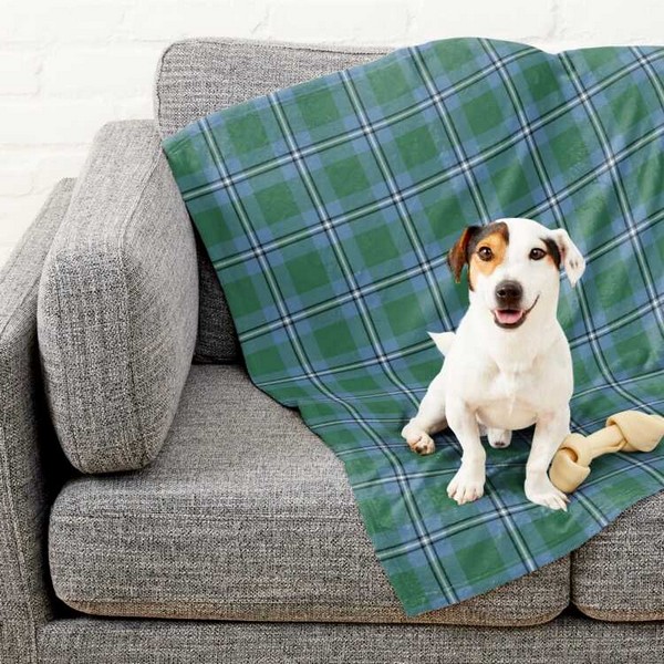 Clan Irvine Tartan Pet Blanket