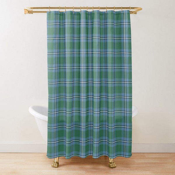 Irvine tartan shower curtain