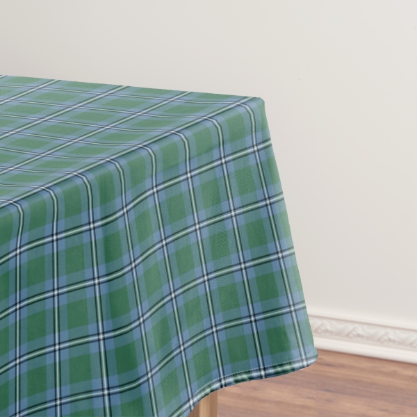 Irvine tartan tablecloth
