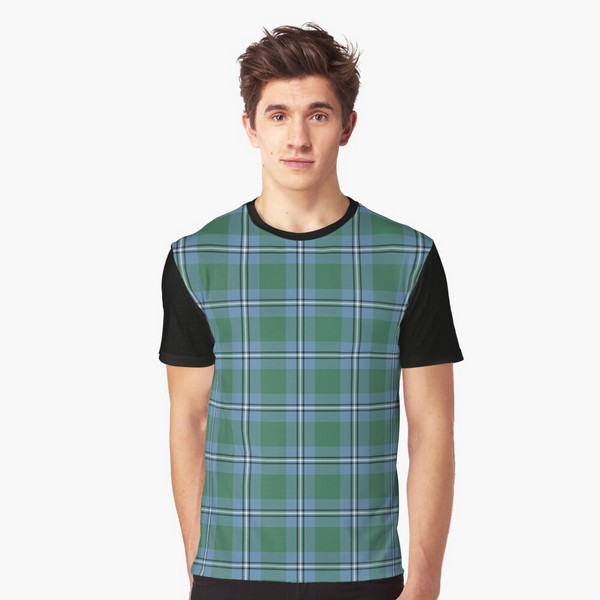 Irvine tartan tee shirt