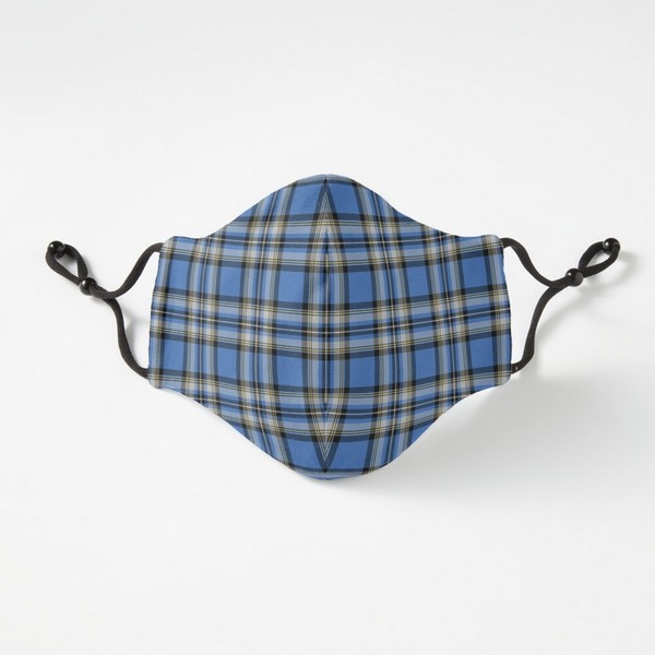 Isle of Skye District tartan fitted face mask