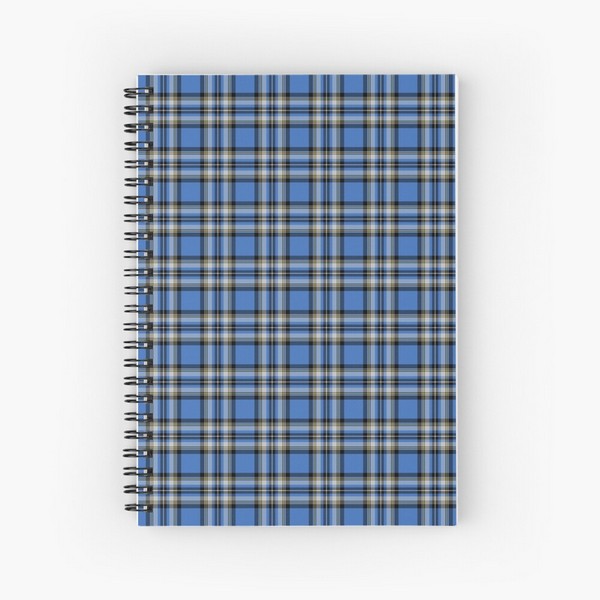 Isle of Skye District tartan spiral notebook