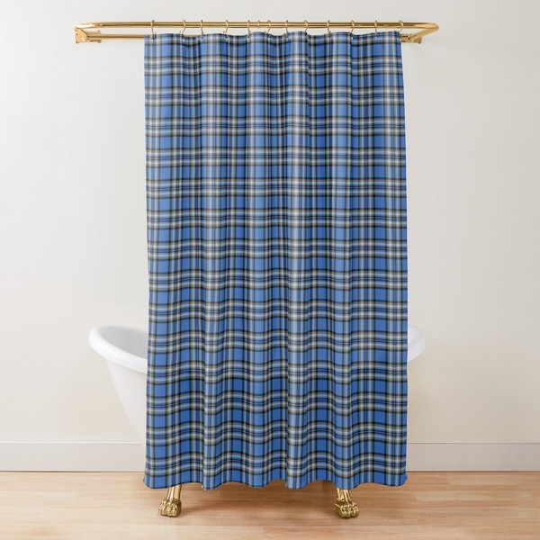 Isle of Skye District tartan shower curtain