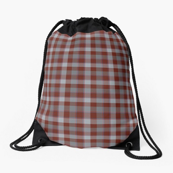 Jardine tartan drawstring bag