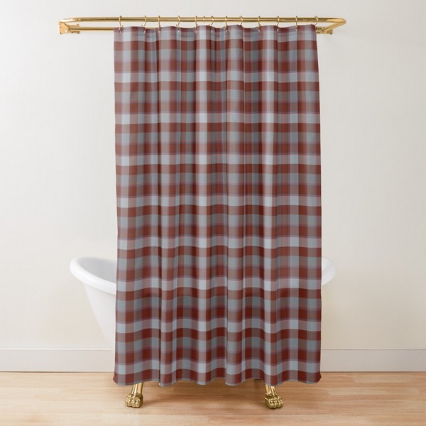 Jardine tartan shower curtain