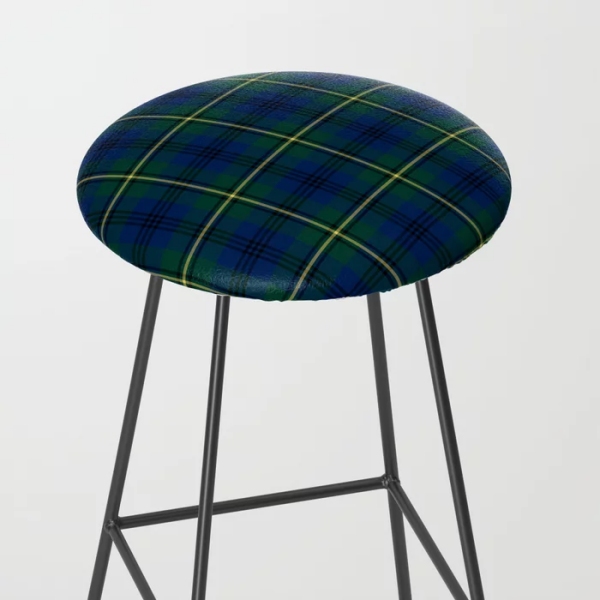 Clan Johnston Tartan Bar Stool