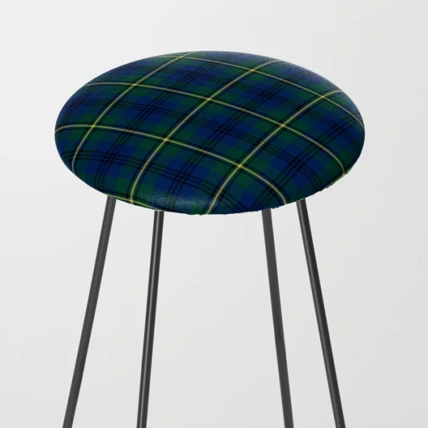 Clan Johnston Tartan Counter Stool