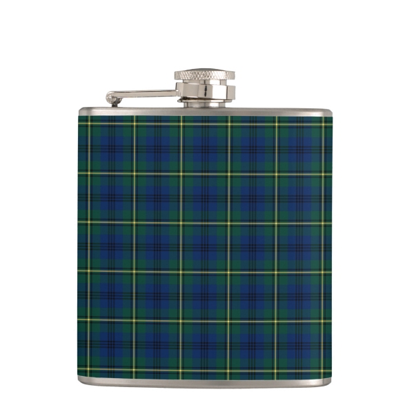 Clan Johnston Tartan Flask