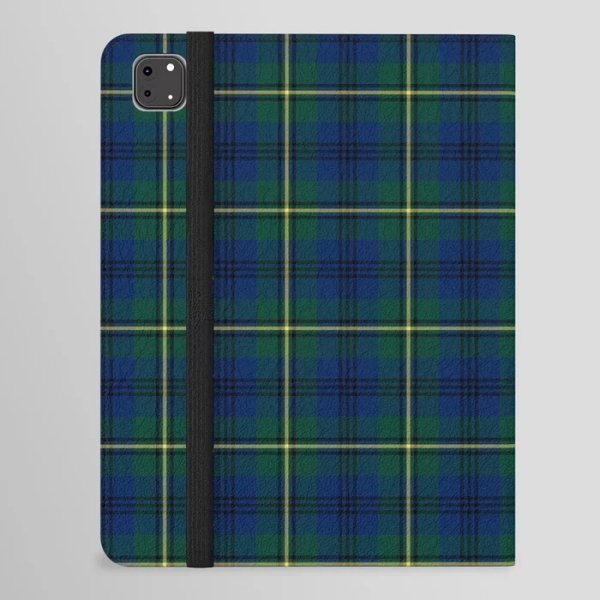 Clan Johnston Tartan iPad Folio Case