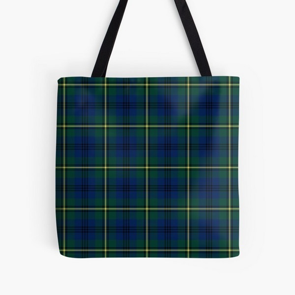 Johnston tartan tote bag