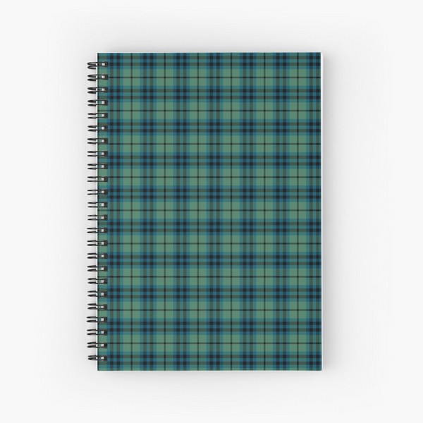 Keith Ancient tartan spiral notebook