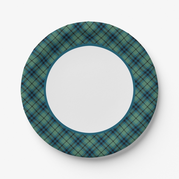 Clan Keith Ancient Tartan Paper Plates