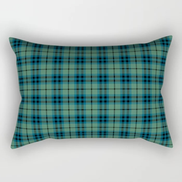 Keith Ancient tartan rectangular throw pillow