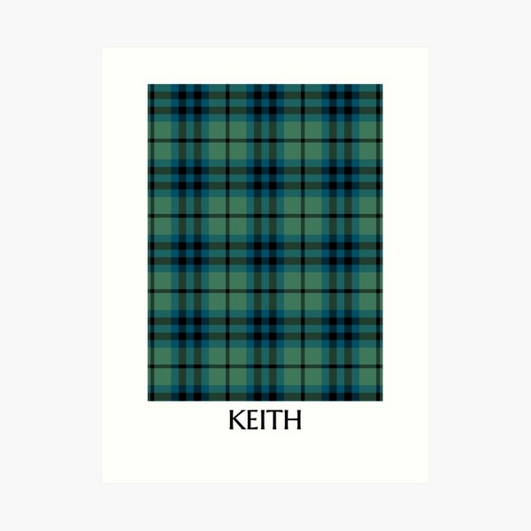 Keith Ancient tartan art print