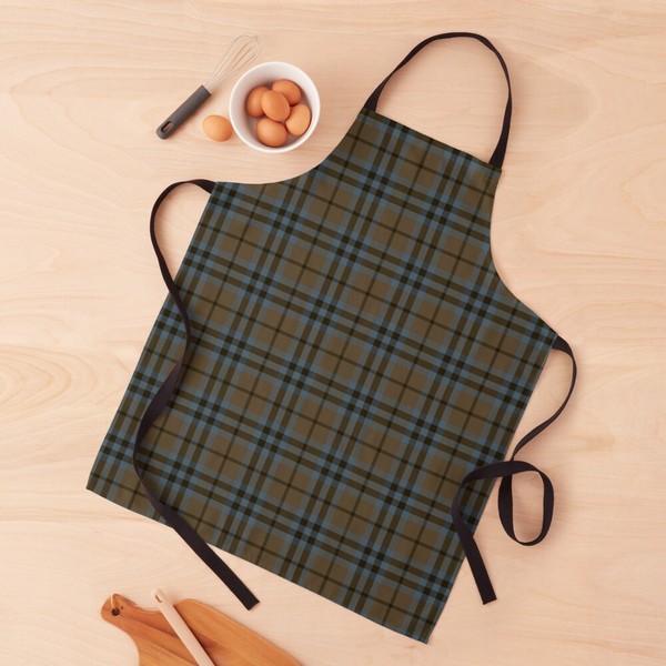 Keith Weathered tartan apron