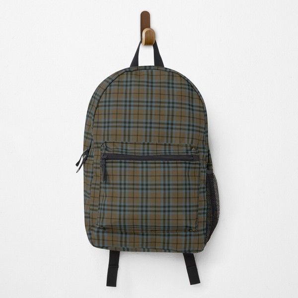 Keith Weathered tartan backpack