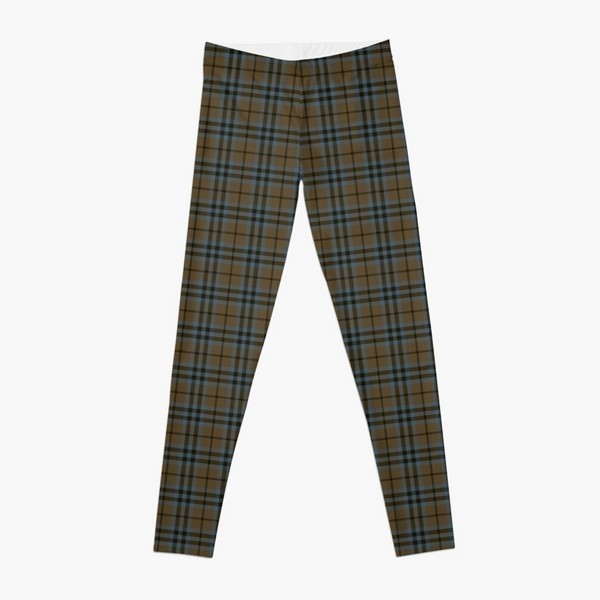 Keith Weathered tartan leggings