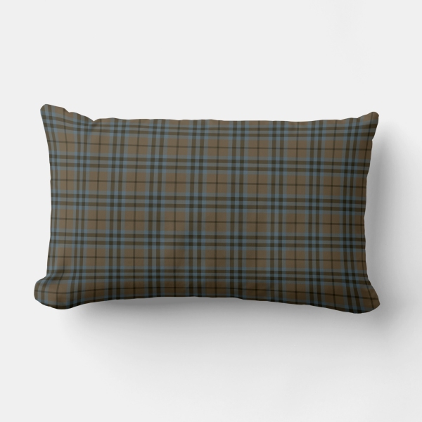 Keith Weathered tartan lumbar cushion