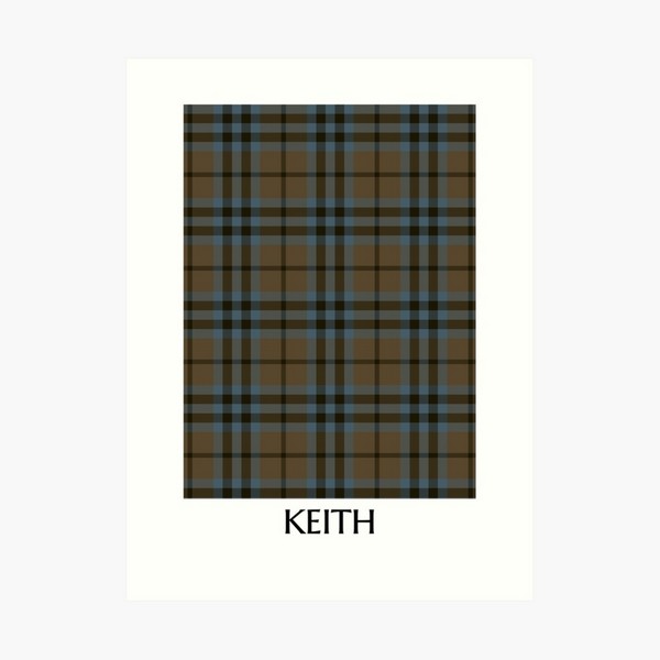 Keith Weathered tartan art print