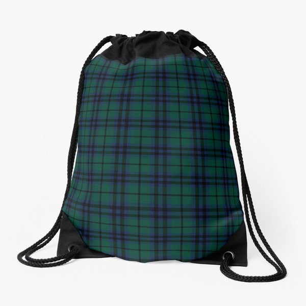 Keith tartan drawstring bag