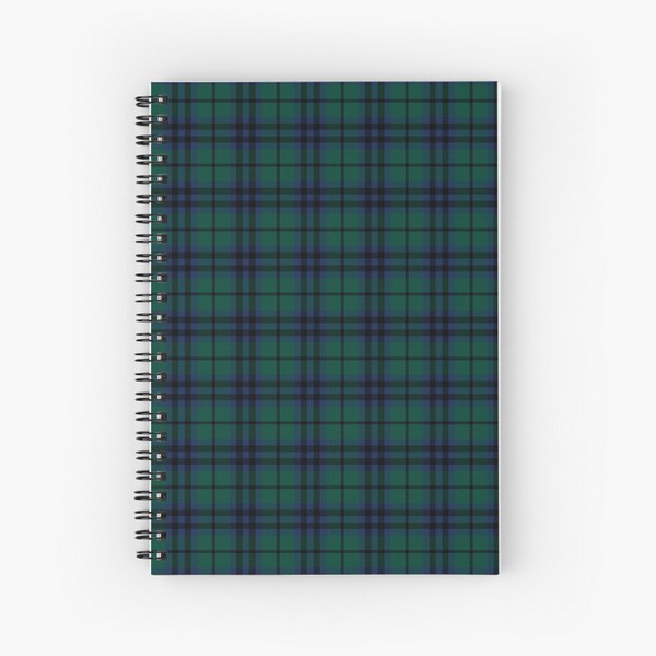 Keith tartan spiral notebook