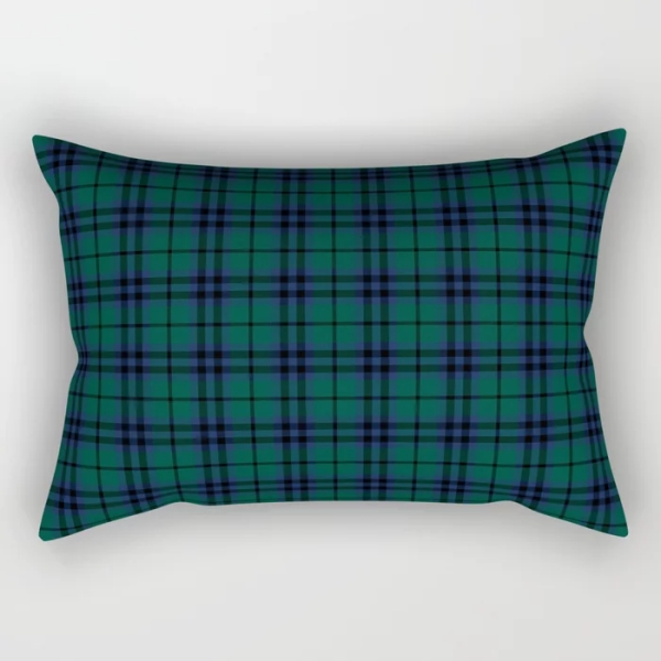 Keith tartan rectangular throw pillow