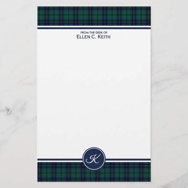 Clan Keith Tartan Stationery