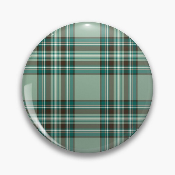 Kelly tartan pinback button