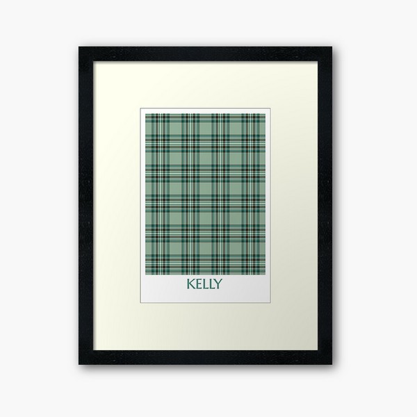 Kelly tartan framed print
