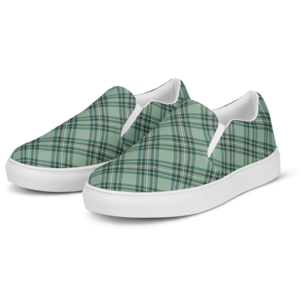 Kelly tartan men's slip-on shoes