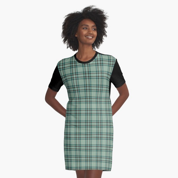 Kelly tartan tee shirt dress