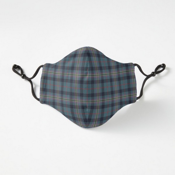 Kennedy Ancient tartan fitted face mask