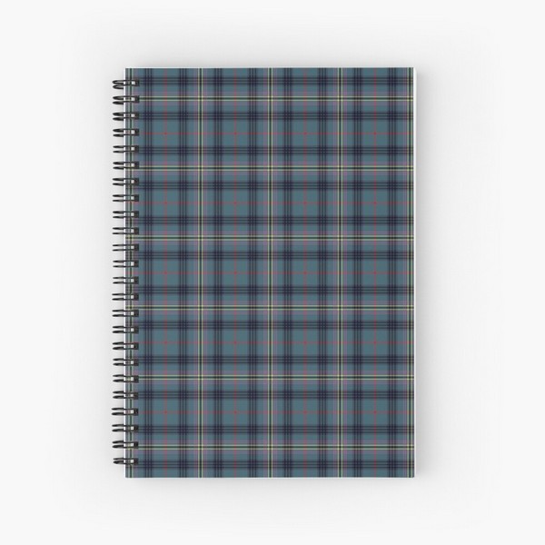 Kennedy Ancient tartan spiral notebook